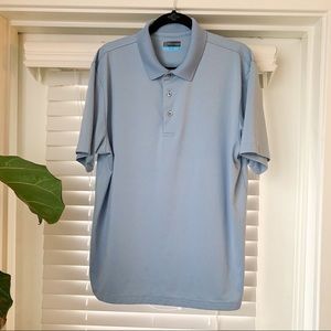 Blue collared shirt